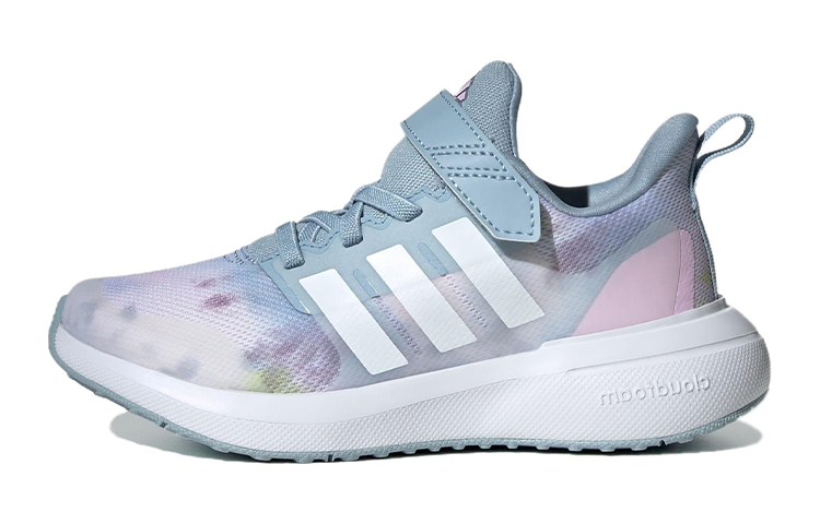 Adidas Adidas Fortarun 2.0 Cloudfoam Slip Resistant Abrasion Resistant Low top Kids' Running Shoes Purple White Kids'