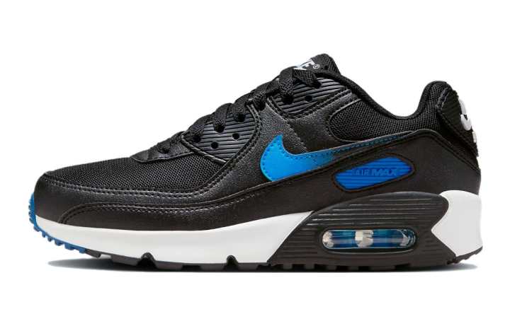 Nike Nike Air Max 90 Low top Casual Shoes Black Blue Unisex