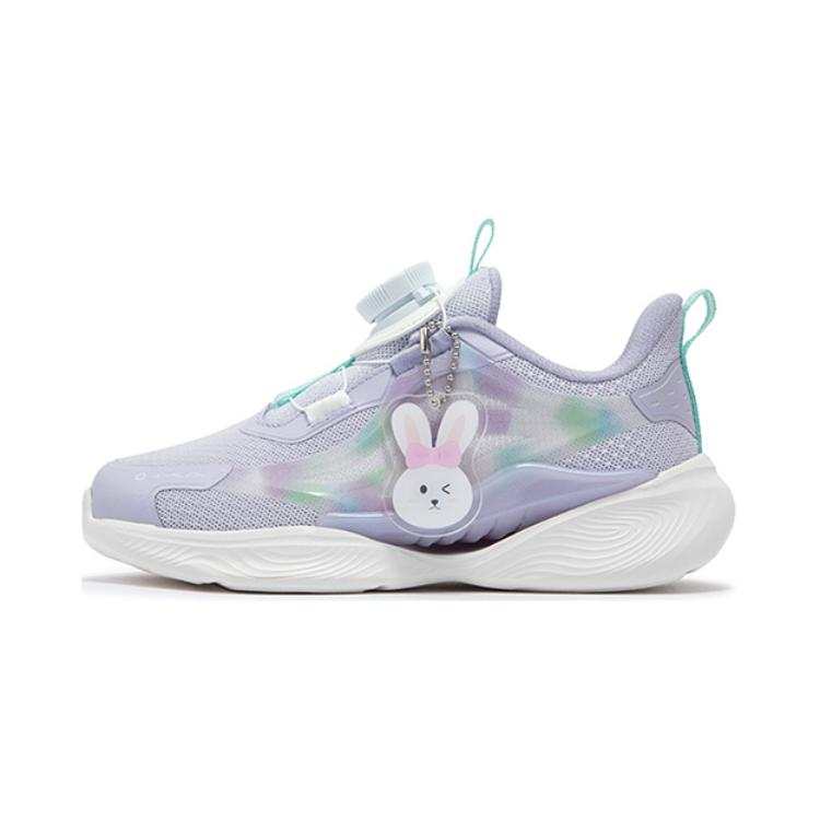 XTEP Anti Kick And Abrasion Resistant Low top Kids' Running Shoes Light Purple Pre school