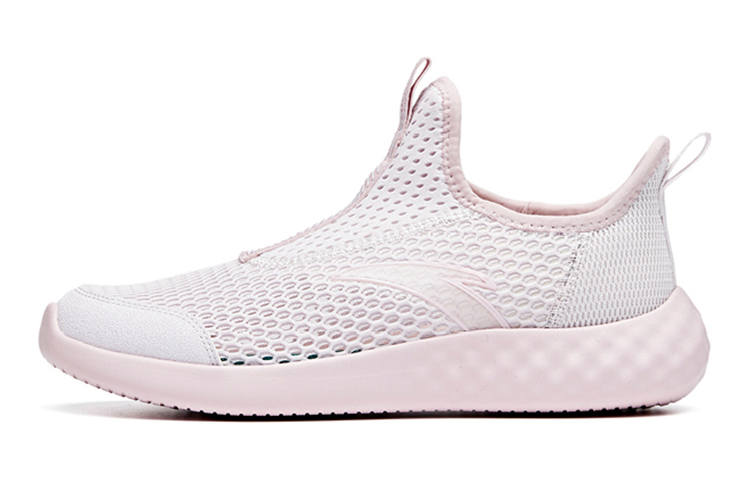 Antakids Anta Slip on Abrasion Resistant Breathable Abrasion Resistant Breathable Low top Running Shoes Light Purple Teenagers
