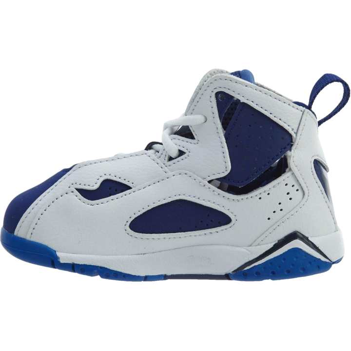 Jordan Jordan True Flight Abrasion Resistant Mid top Toddler Shoes White Blue Infant And Toddler