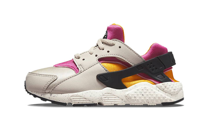 Nike Nike Huarache Run GS 'Light Bone University Gold Pink'