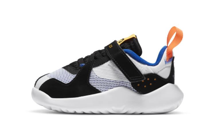 Jordan Jordan Delta Abrasion Resistant Low top Sports Casual Shoes Black White Orange Infant And Toddler