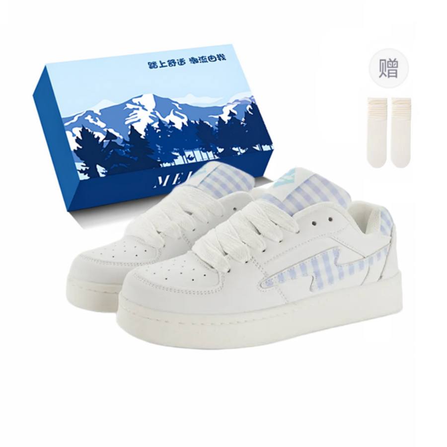 XIAOLUMILI Synthetic Leather Coverage Abrasion Resistant Coverage Abrasion Resistant Low top Skateboard Shoes Women's