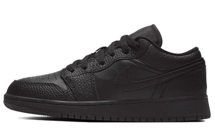 Jordan Jordan 1 Low GS Triple Black 2020