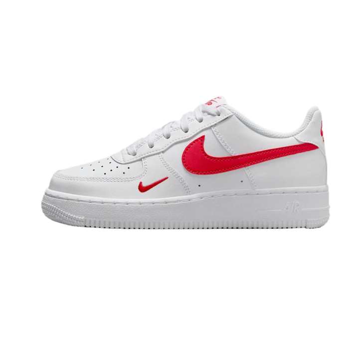 Nike Nike Air Force 1 Lv8 Leather Low top Skateboard Shoes White/University Red