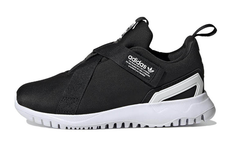 Adidas Originals Flex Collection 2.0 Low top Sports Casual Shoes Black White Kids'
