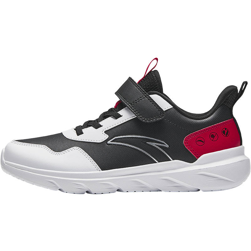 Antakids Fresh Look Low top Running Shoes Black/White/Classic Red Teenagers