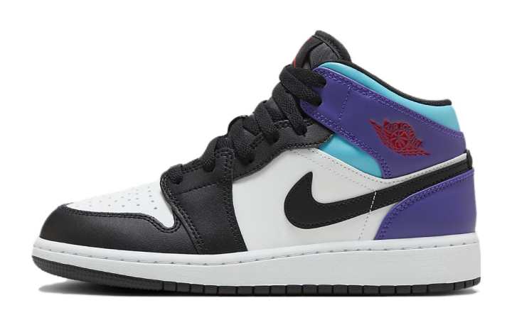 Jordan Jordan Kids Jordan 1 Mid GS "Aqua" Sneakers