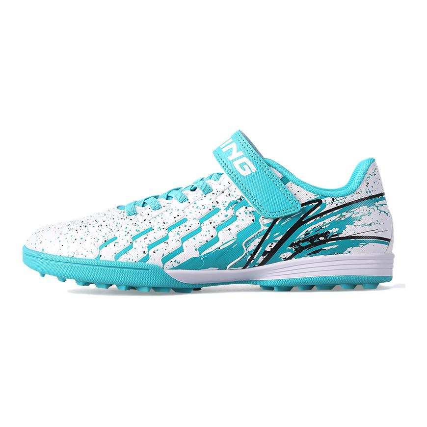 Li-Ning YOUNG Li Ning YOUNG Abrasion Resistant Low top Kids' Soccer Shoes Ice Porcelain Green Kids'