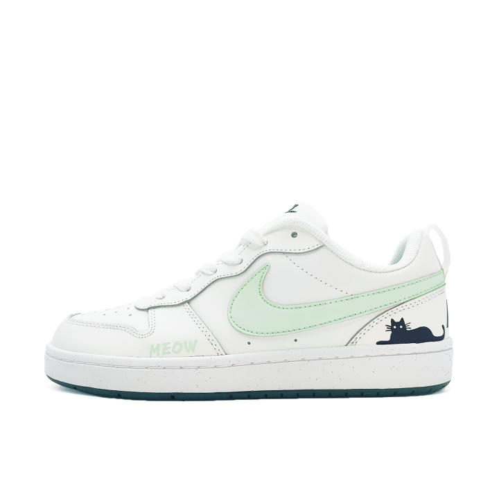 Nike Nike Court Borough MEOW Green Synthetic Leather, Textile Slip Resistant Abrasion Resistant