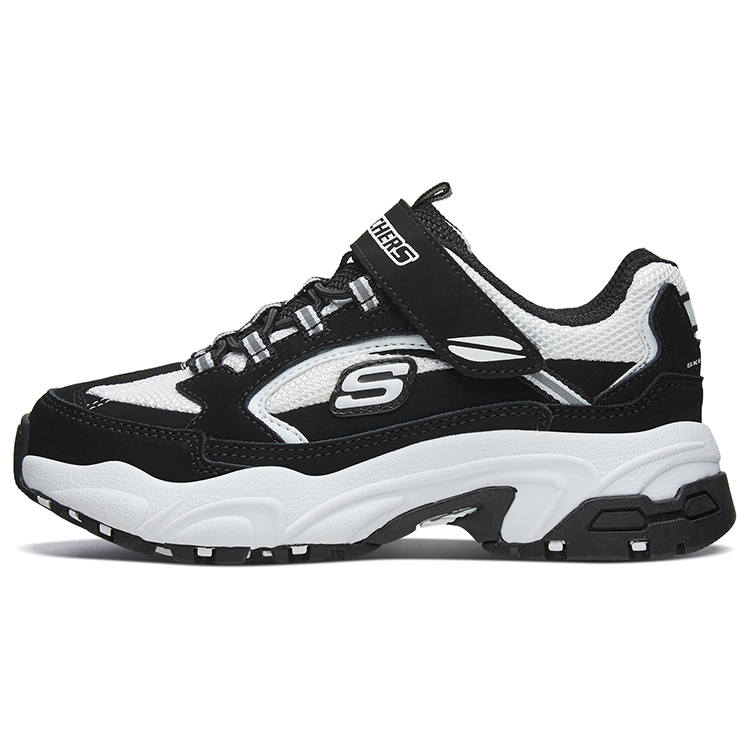 Skechers Low top Kids Lifestyle Shoes Black White Teenagers