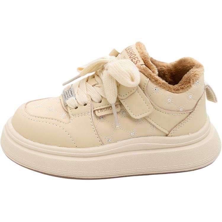 BODING BODING Fashion Versatile Fleece Lined Slip Resistant Thermal Low top Kids' Skateboarding Shoes Kids'