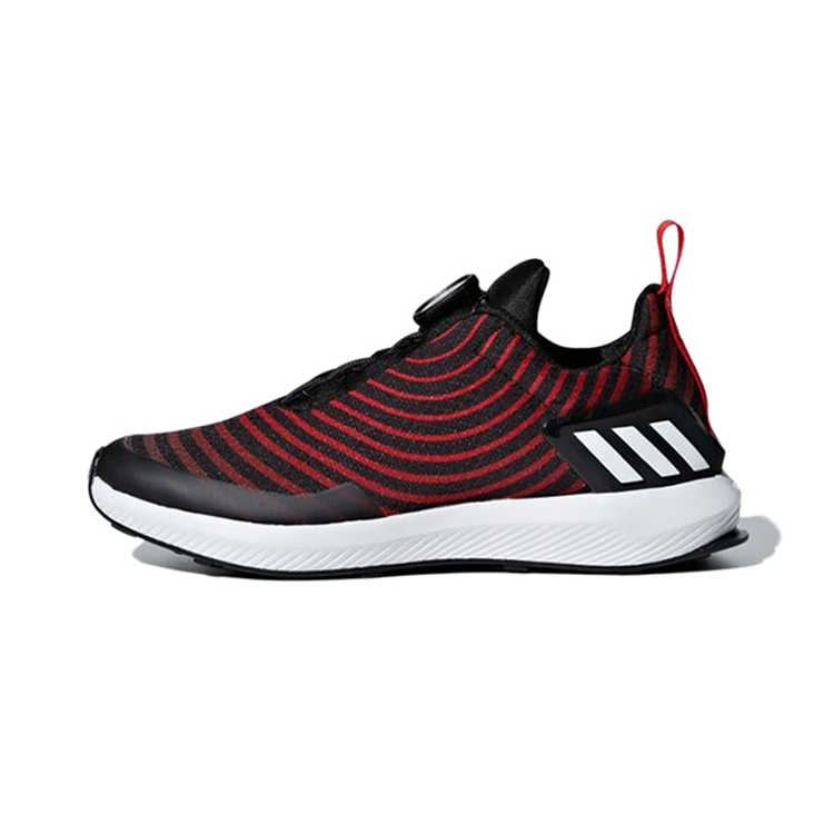 Adidas Adidas Run Uncaged Boa Trendy Breathable Low top Kids' Running Shoes Red Black Kids'