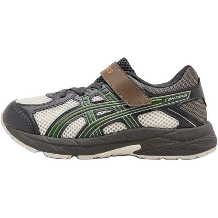 ASICS CONTANA Synthetic Leather, Textile Cushioning Abrasion Resistant Breathable Low top Kids' Running Shoes