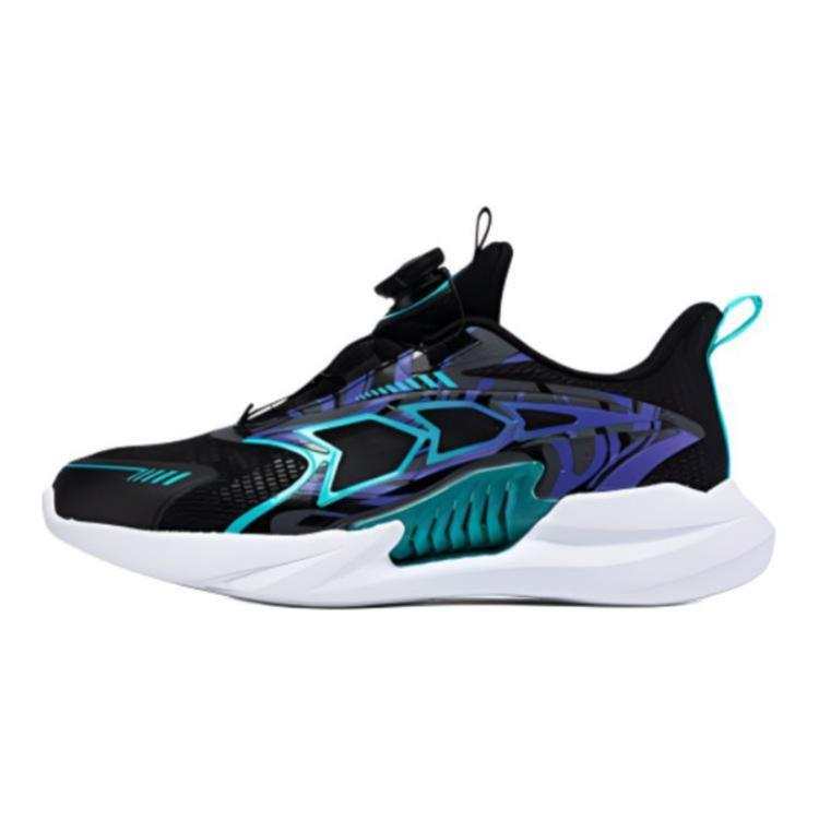 XTEP Low top Running Shoes Black Purple Teenagers