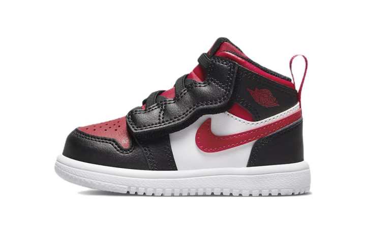 Jordan Jordan Air Jordan 1 Mid Alt 'Bred Toe' Cushioning Slip Resistant Abrasion Resistant