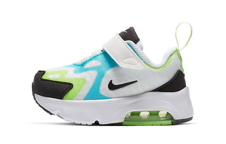 Nike Nike Air Max 200 SE Low top Toddler Shoes White Blue Green Infant And Toddler