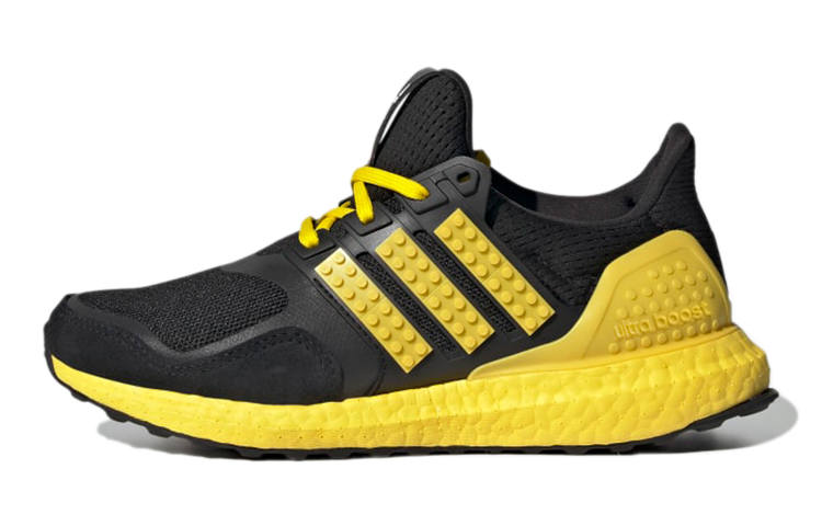 Adidas LEGO x Adidas ULT J Slip Resistant Cushioning Slip Resistant Cushioning Low top Kids' Running Shoes Lemon Teenagers