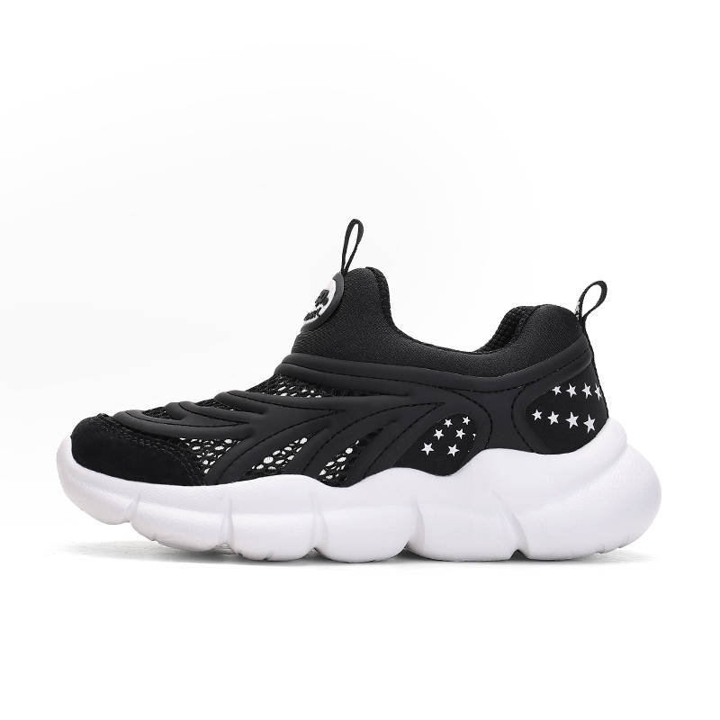 Jeep Lightweight, Comfortable, Breathable, Versatile, Slip on Caterpillar Low top Kids Lifestyle Shoes Black Kids'
