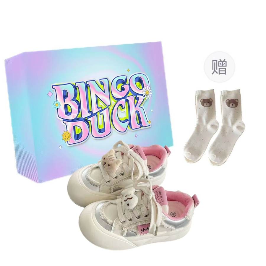 BINGO DUCK Coverage Low top Skateboard Shoes Women's
