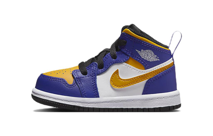 Jordan Jordan 1 Mid Lakers 2022 TD