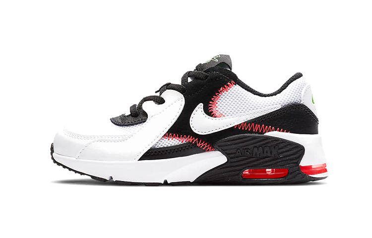 Nike Nike Air Max Excee Kids Lifestyle Shoes White Black Red Children Aged 3 7 Years Old