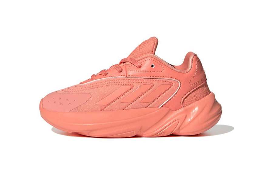Adidas Originals Ozelia Slip Resistant Anti Kick Low top Toddler Shoes Orange Infant And Toddler