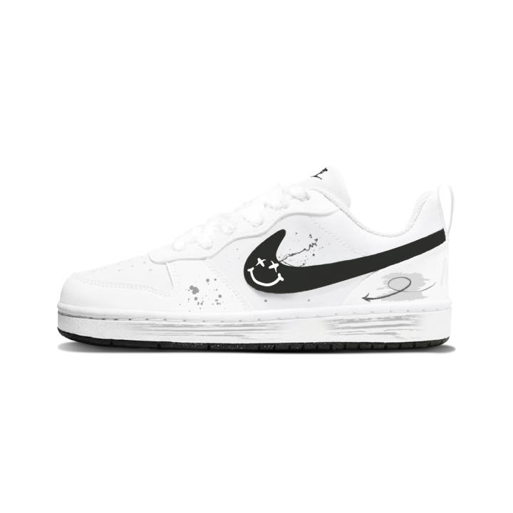 Nike Nike Court Borough Synthetic Leather Slip Resistant Cushioning Abrasion Resistant