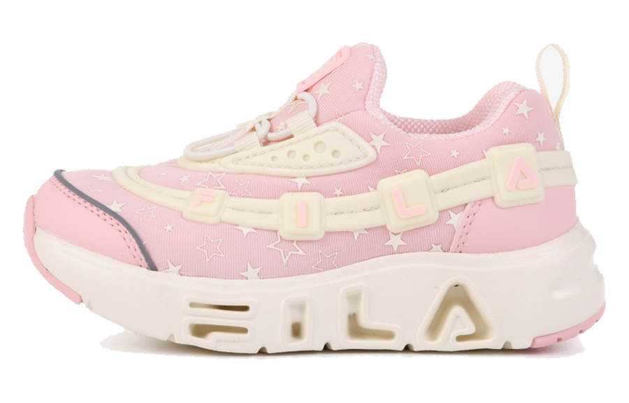 FILA KIDS Slip Resistant Anti Kick Cushioning Slip Resistant Anti Kick Cushioning Low top Kids Lifestyle Shoes Pink