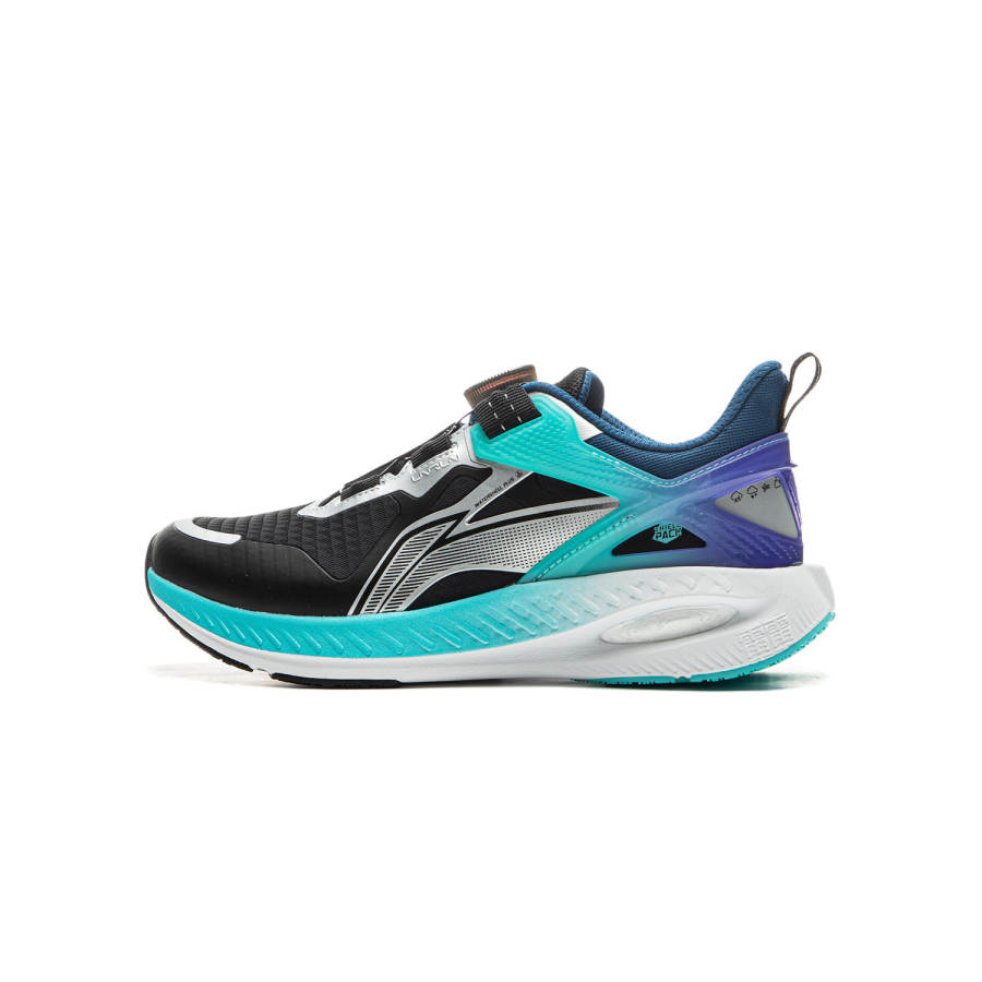 Li-Ning YOUNG Li Ning YOUNG Kompanio Rebound Support Low top Kids' Running Shoes Black Silver Kids'