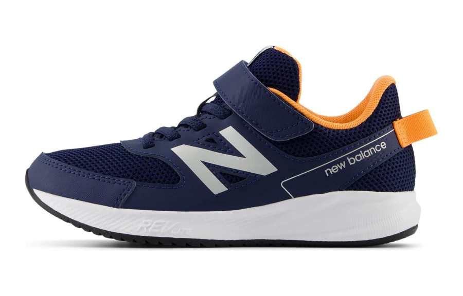 New Balance New Balance NB 570 Cushioning, Wear Resistant Low top Kids' Running Shoes Blue Orange Kids'