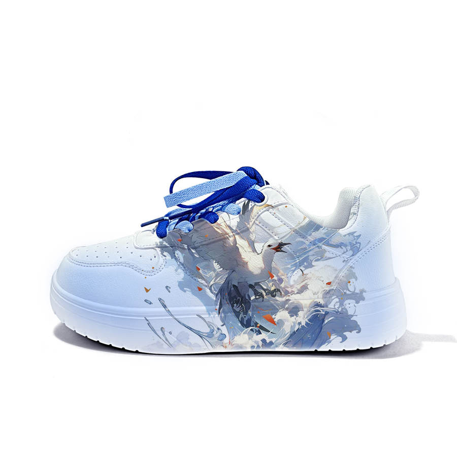 ZUOLENGCHAN Synthetic Leather Lightweight And Breathable Low top Skateboard Shoes Unisex