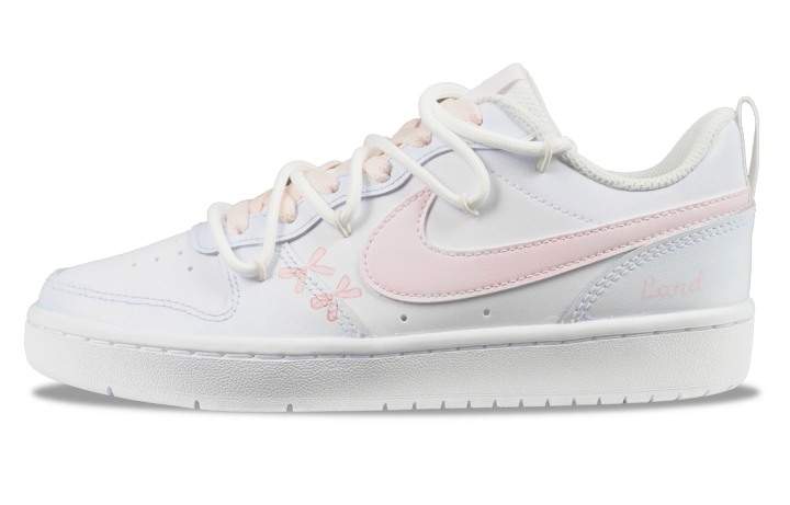 Nike Nike Court Borough Low 2 Synthetic Leather Slip Resistant Cushioning Abrasion Resistant Low top