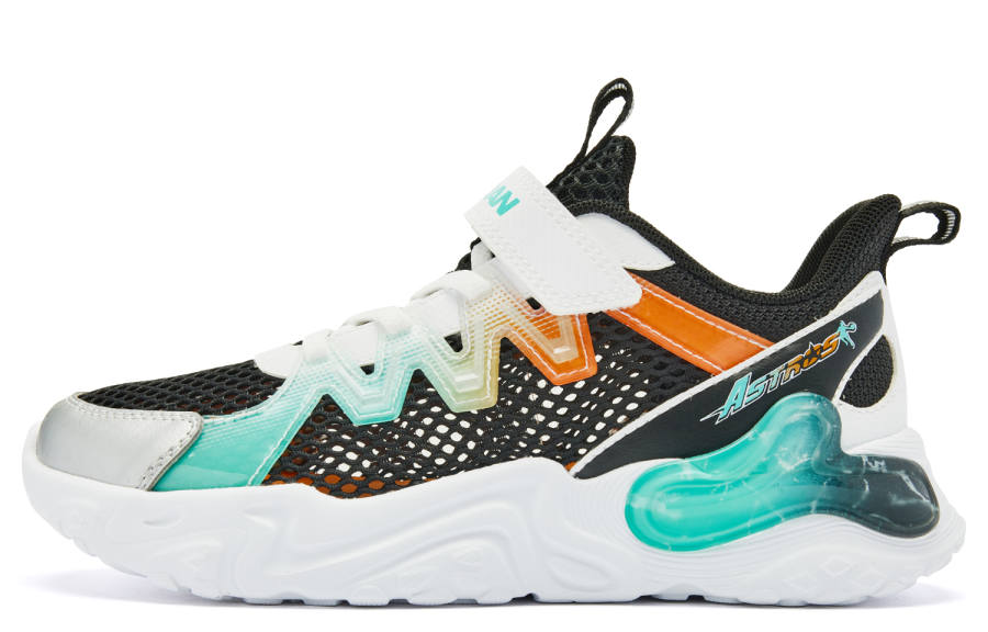 QIAODAN Low top Casual Shoes White Green Teenagers