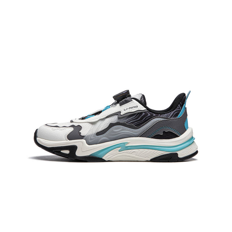 Li-Ning YOUNG Li Ning YOUNG Sportlife Synthetic Leather, Textile Cushioning Rebound Low top Kids Lifestyle Shoes