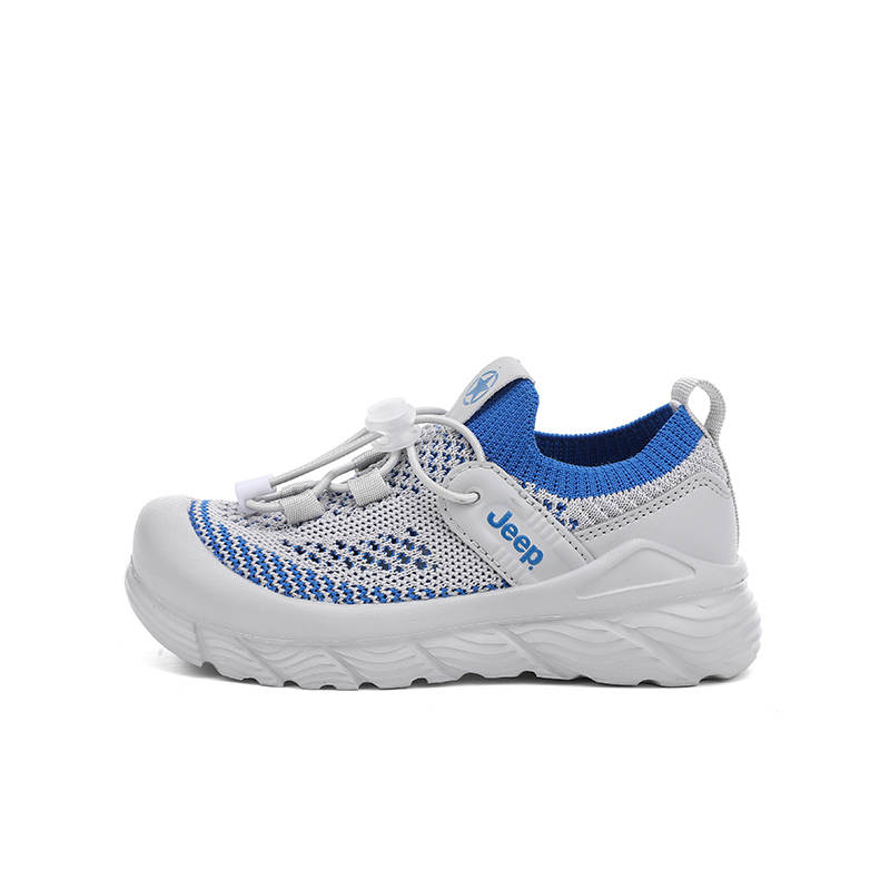Jeep Textile, Synthetic Leather Low top Casual Shoes Sea Mist Gray Kids'