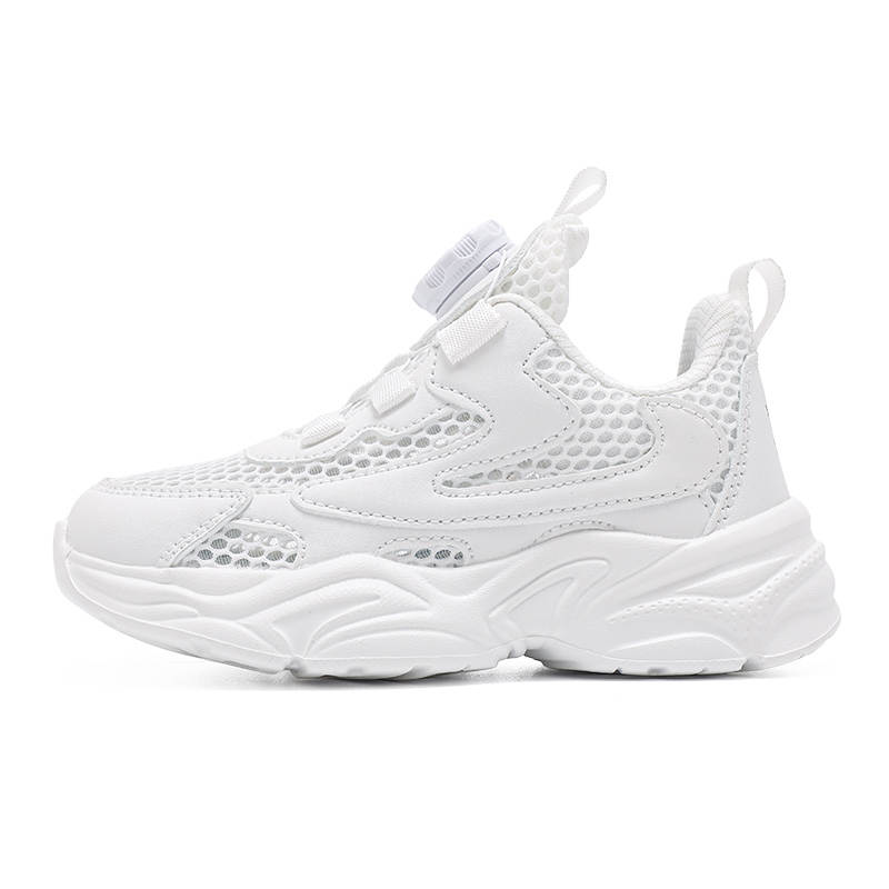 BOBDOG Synthetic Leather Slip Resistant And Breathable Slip Resistant And Breathable Kids Lifestyle Shoes White Kids'