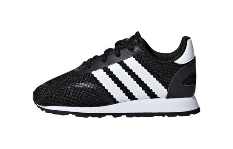 Adidas Originals N 5923 Abrasion Resistant Low top Toddler Shoes Black White Infant And Toddler