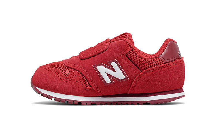 New Balance New Balance NB 373 Hook And Loop Comfortable Cushioning, Wear Resistant Low top Toddler Shoes Red Infant And Toddler