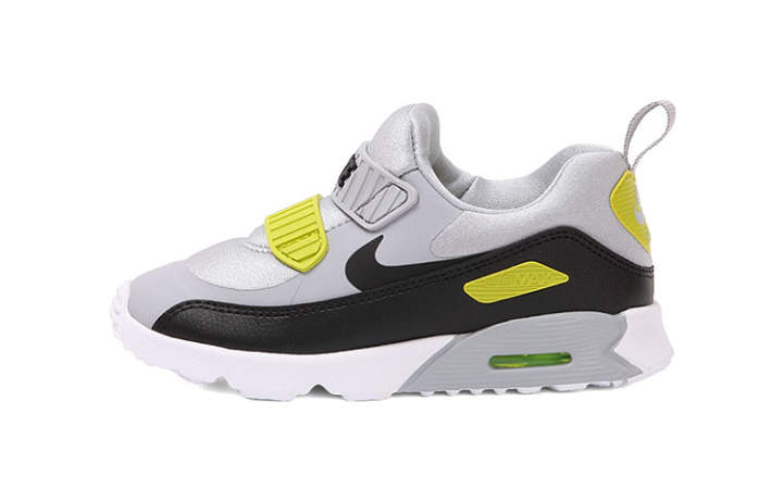Nike Nike Air Max Tiny 90 Vintage Low top Running Shoes Gray Yellow Infant And Toddler