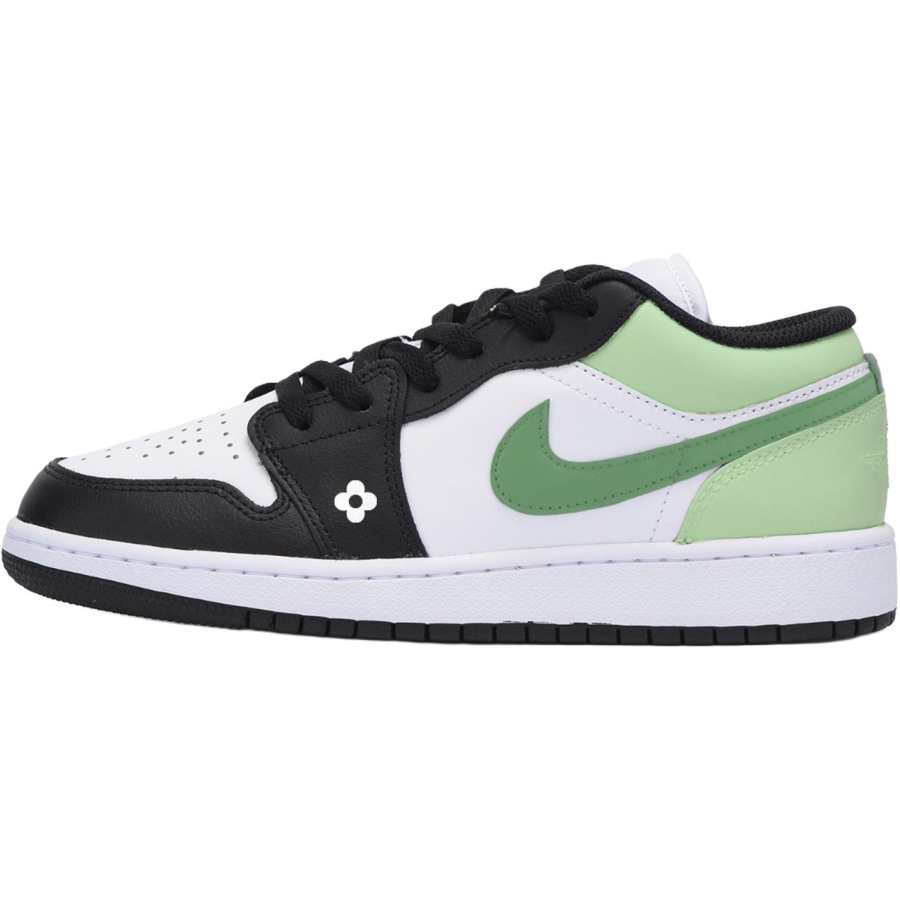 Jordan Jordan Air Jordan 1 Low Leather Low top Children's Basketball Shoes White Teenagers