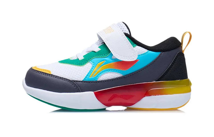 Li-Ning YOUNG Li Ning YOUNG Moon Reflective Low top Kids' Running Shoes Multicolor Children Aged 3 7 Years Old