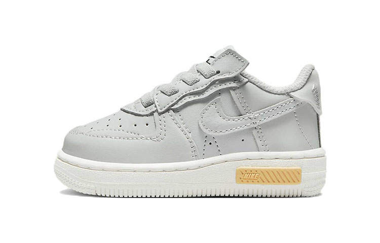 Nike Nike Air Force 1 Fontanka Slip Resistant, Abrasion Resistant, Lightweight Low top Toddler Shoes Gray Infant And Toddler