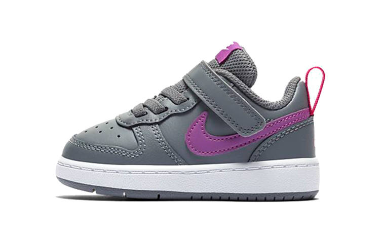 Nike Nike Court Borough 2 Low top Toddler Shoes Gray Purple Infant And Toddler