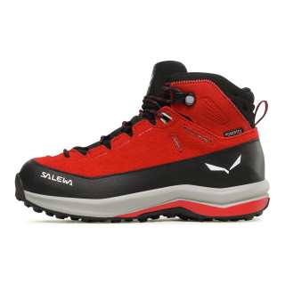 SALEWA MOUNTAIN TRAINER 2 POWERTEX Non Slip And Waterproof Breathable Crew Kids' Boots Red Black Kids'