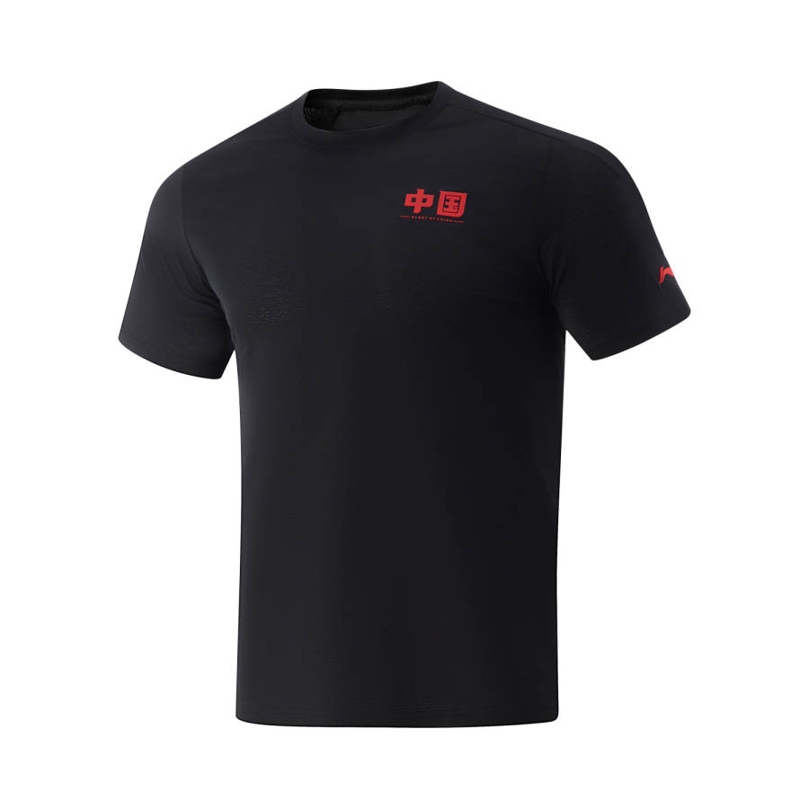 Li-Ning Li Ning Qingmu T Shirt Men's Black