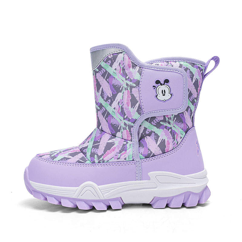 BOBDOG Thickened And Fleece Lined Non Slip And Waterproof Thermal Kids' Boots Kids'
