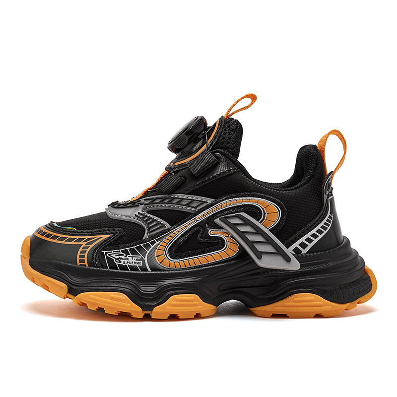 HOBIBEAR Synthetic Leather, Textile Slip Resistant Lightweight Non slip Lightweight Low top Kids' Running Shoes Kids'