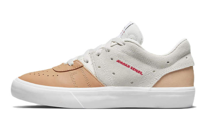 Jordan Jordan Series Leather Low top Skateboard Shoes Orange Gray Teenagers